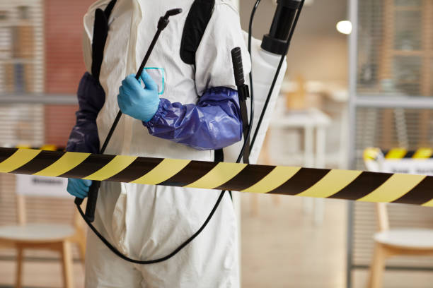 Professional Biohazard Cleanup technician working in Sterling, IL